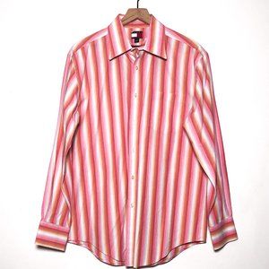Tommy Hilfiger Striped Button Down Dress Shirt